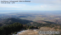 Forêt-Noire - Blauen - Vue sur la vallée du Rhin