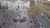Huesca - Fountain of the Muses in the Plaza de Navarra