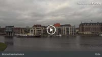 Emden - Alter Binnenhafen, Eisenbahndock Bridge