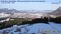 Sonthofen - Oberallgäu - Vista a nord-ovest