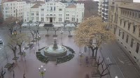 Huesca - Fountain of the Muses in the Plaza de Navarra
