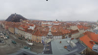 Graz - Hauptplatz, Schlossberg