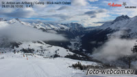 St. Anton am Arlberg / Galzig - Blick nach Osten