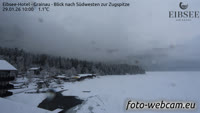Grainau - Eibsee - Blick nach Südwesten zur Zugspitze