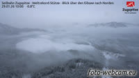 Grainau - Blick über den Eibsee nach Norden