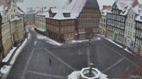 Hildesheim - Marktplatz, Hütte, Universität