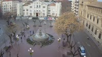 Huesca - Fuente de las Musas en la Plaza de Navarra