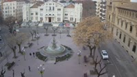 Huesca - Mūzų fontanas Plaza de Navarra