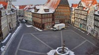 Hildesheim - Marktplatz, Hütte, Universität