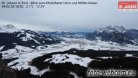 St. Johann in Tirol - Kitzbüheler Alpen - Blick zum Kitzbüheler Horn und Wilder Kaiser