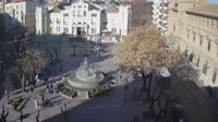 Huesca - Fuente de las Musas en la Plaza de Navarra