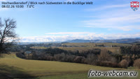 Hochwolkersdorf - Blick nach Südwesten in die Bucklige Welt