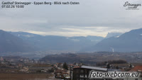 Eppan Berg - Gasthof Steinegger - Blick nach Osten
