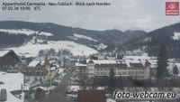 Toblach - Apparthotel Germania - Blick nach Norden