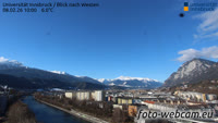 Innsbruck - Universität - Blick nach Westen