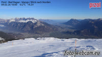 Bad Ragaz - Pizol - Blick nach Norden
