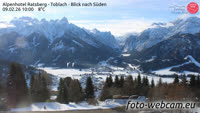 Toblach - Alpenhotel Ratsberg - Blick nach Süden
