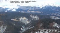 Brün - Rheinschlucht - Blick nach Norden