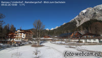 Ramsau am Dachstein - Ramsbergerhof - vaizdas į Dachšteiną