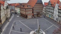 Hildesheim - Marktplatz, Hütte, Universität