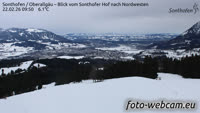 Sonthofen - Oberallgäu - vaizdas į šiaurės vakarus