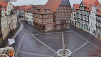 Hildesheim - Marktplatz, Hütte, Universität