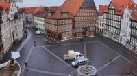 Hildesheim - Marktplatz, Hütte, Universität