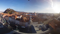 Graz - Hauptplatz, Schlossberg