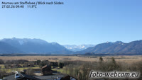 Murnau am Staffelsee - Blick nach Süden