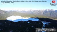 Grainau - Blick über den Eibsee nach Norden