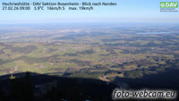 Samerberg - Hochrieshütte - Blick nach Norden