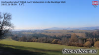 Hochwolkersdorf - Blick nach Südwesten in die Bucklige Welt