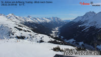 St. Anton am Arlberg / Galzig - Blick nach Osten