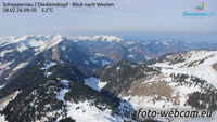 Schoppernau - Diedamskopf - Blick nach Westen