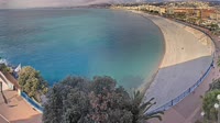 Nica - Promenade des Anglais, paplūdimys