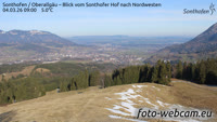 Sonthofen - Oberallgäu - Vue vers le nord-ouest
