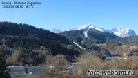 Garmisch-Partenkirchen - Große Olympiaschanze, Zugspitze