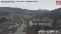 Toblach - Apparthotel Germania - Blick nach Norden