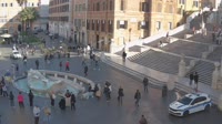 Rome - Piazza di Spagna - Barcaccia fountain