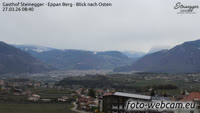 Eppan Berg - Gasthof Steinegger - Blick nach Osten