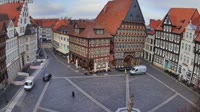 Hildesheim - Marktplatz, Hütte, Universität