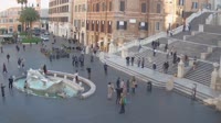 Rom - Piazza di Spagna, fontana della Barcaccia
