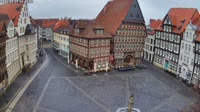 Hildesheim - Marktplatz, Hütte, Universität