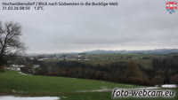 Hochwolkersdorf - Blick nach Südwesten in die Bucklige Welt
