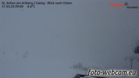 St. Anton am Arlberg / Galzig - Blick nach Osten
