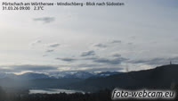 Pörtschach am Wörthersee - Windischberg - Blick nach Südosten