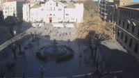 Huesca - Fuente de las Musas en la Plaza de Navarra