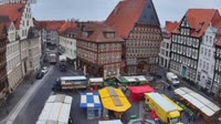 Hildesheim - Marktplatz, Hütte, Universität