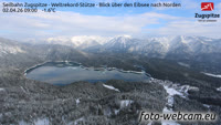Grainau - Blick über den Eibsee nach Norden