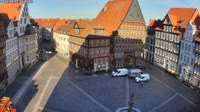 Hildesheim - Marktplatz, Hütte, Universität
